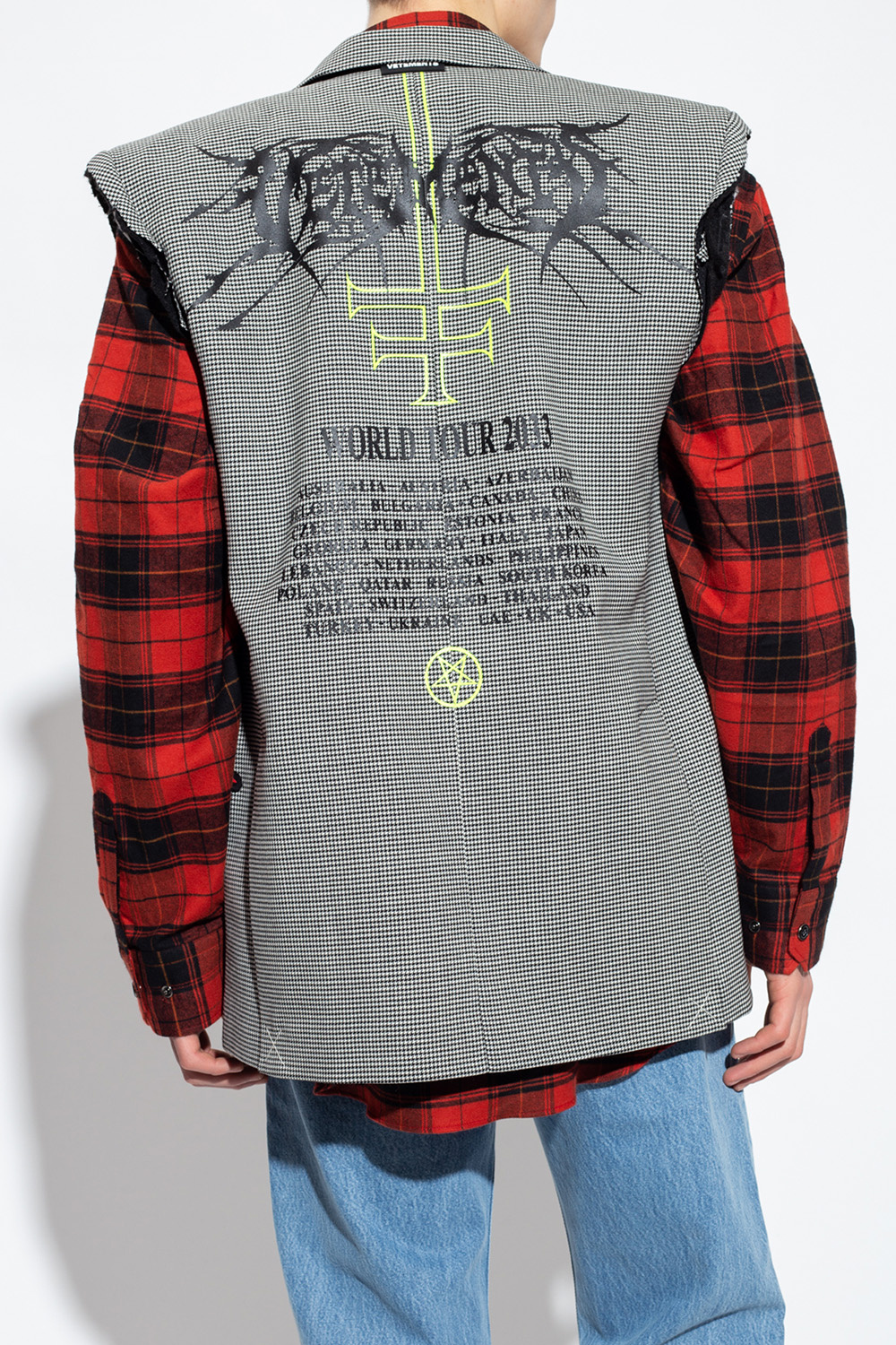 Patterned vest VETEMENTS - SchaferandweinerShops Japan